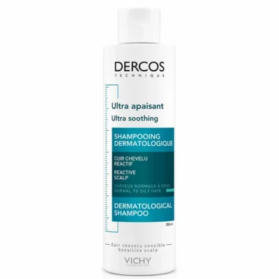 Vichy Dercos Shampoing Dermatologique Ultra Apaisant Cheveux Normaux à Gras