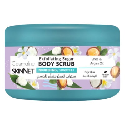 Cosmaline Gommage Corps Nourrissante Exfoliant au Sucre Peau Seche