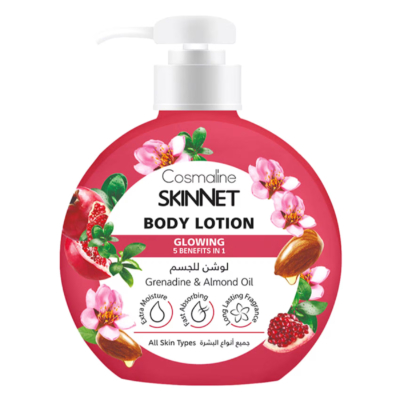 Cosmaline Skinnet Lait Corps Grenadine Eclatante Huile d’Amande