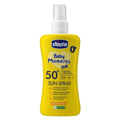 Chicco Spray Solaire Sun Baby Moment en Lait SPF 50+