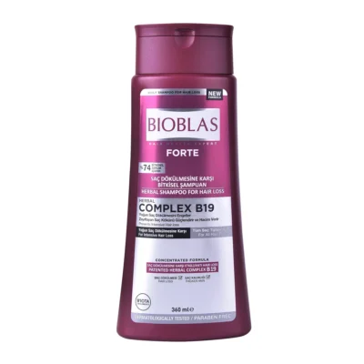 Bioblas Forte Shampooing Anti Chute Intensive Complex B19
