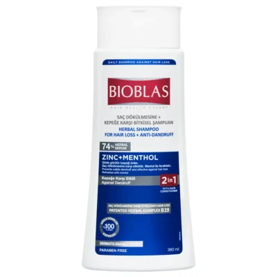 Bioblas Shampoing Zinc + Menthol Anti Pelliculaire