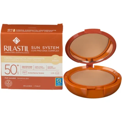 Rilastil Sun System Correcteur de Teint Compact Solaire Teinté Beige SPF50