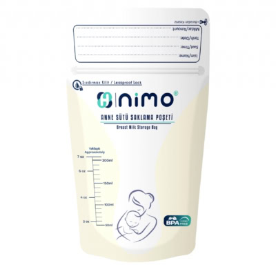 Nimo 20 Sachets de Conservation de Lait Maternel