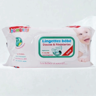 Bambini Lingettes Bebe Douces Resistantes 72 pieces