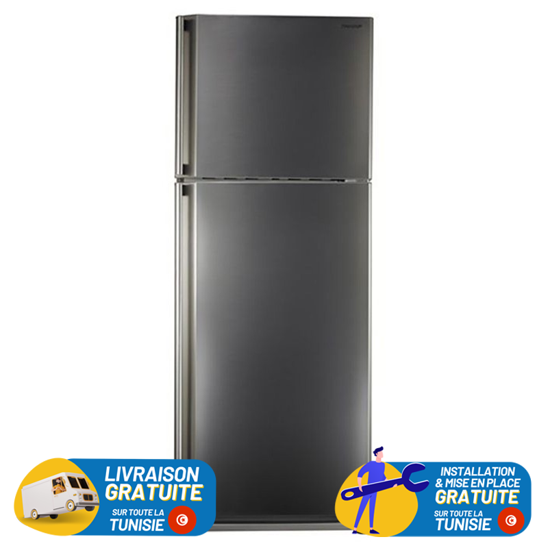 Sharp No Frost Double Portes 425 Litres Inox