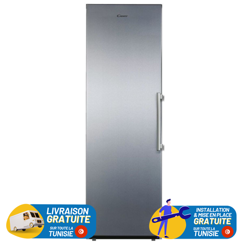 Candy Armoire Candy CFF1864XM N 271 L Inox + Livraison + Mise En Place