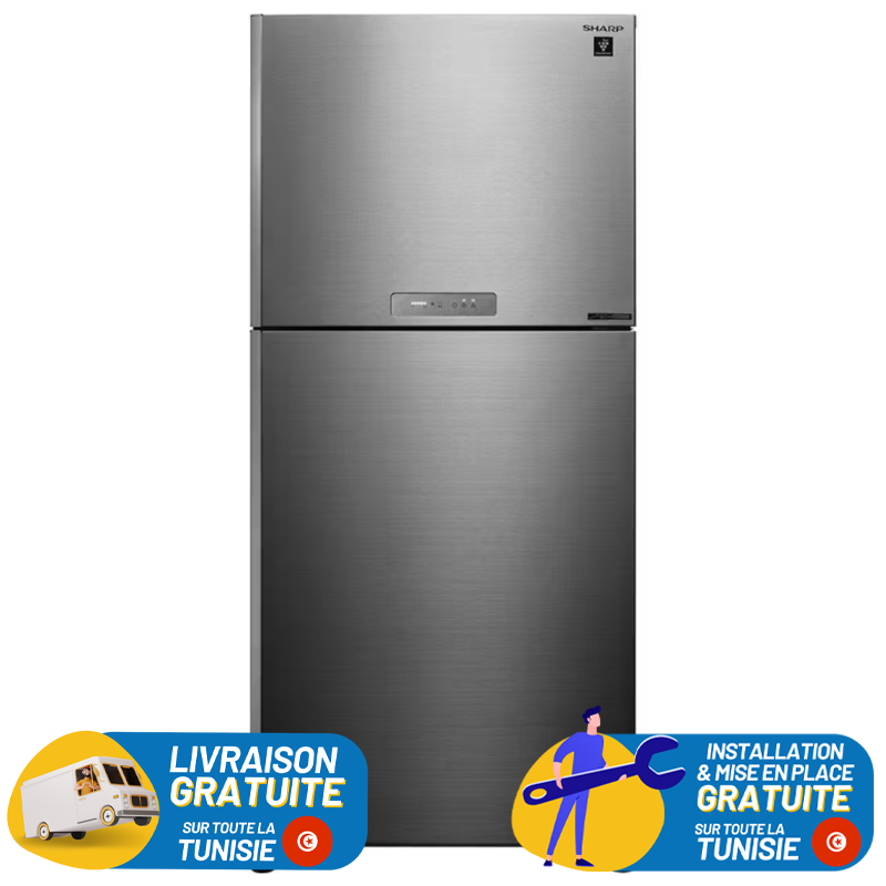 Sharp s No Frost INVERTER Double Portes 630 Litres
