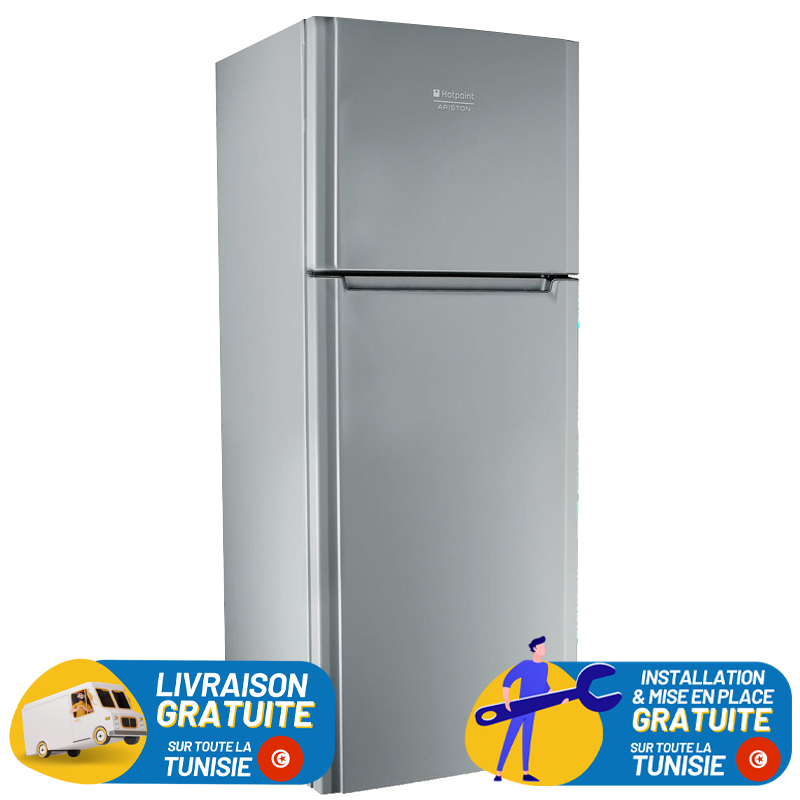 ARISTON NO FROST DOUBLE PORTES 423 LITRES INOX