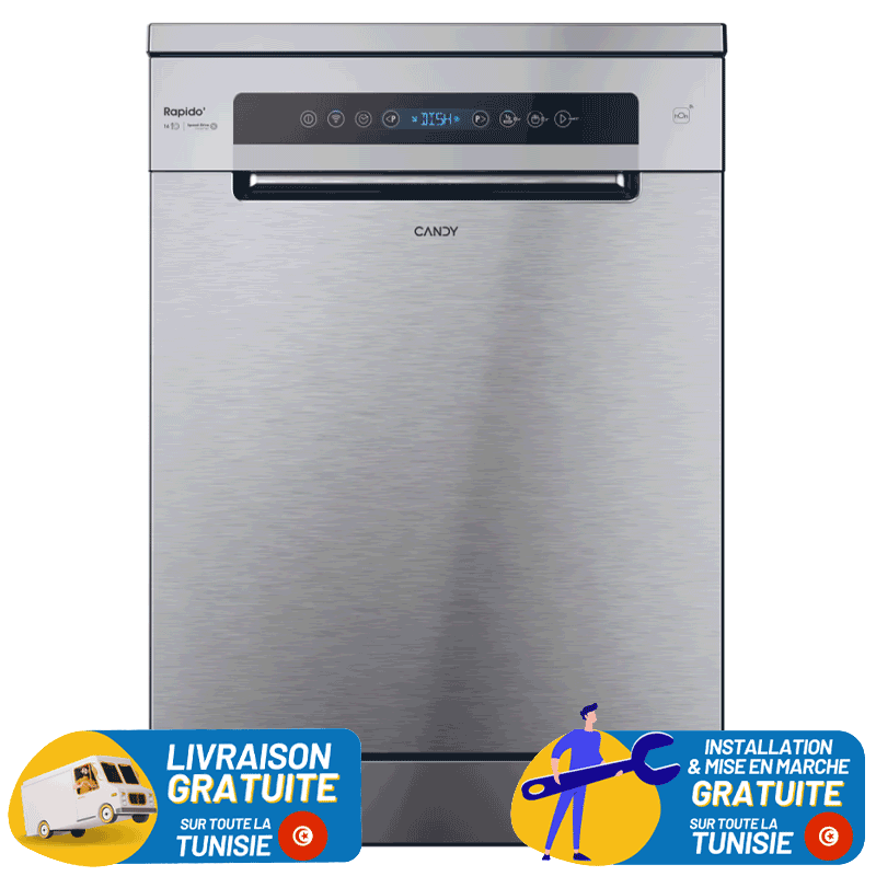 CANDY 16 Couverts INOX INVERTER CF6C4F0X