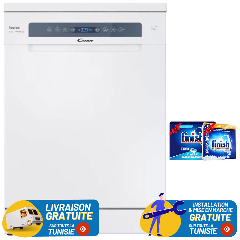 CANDY CF6C4F0W 16 Couverts INVERTER