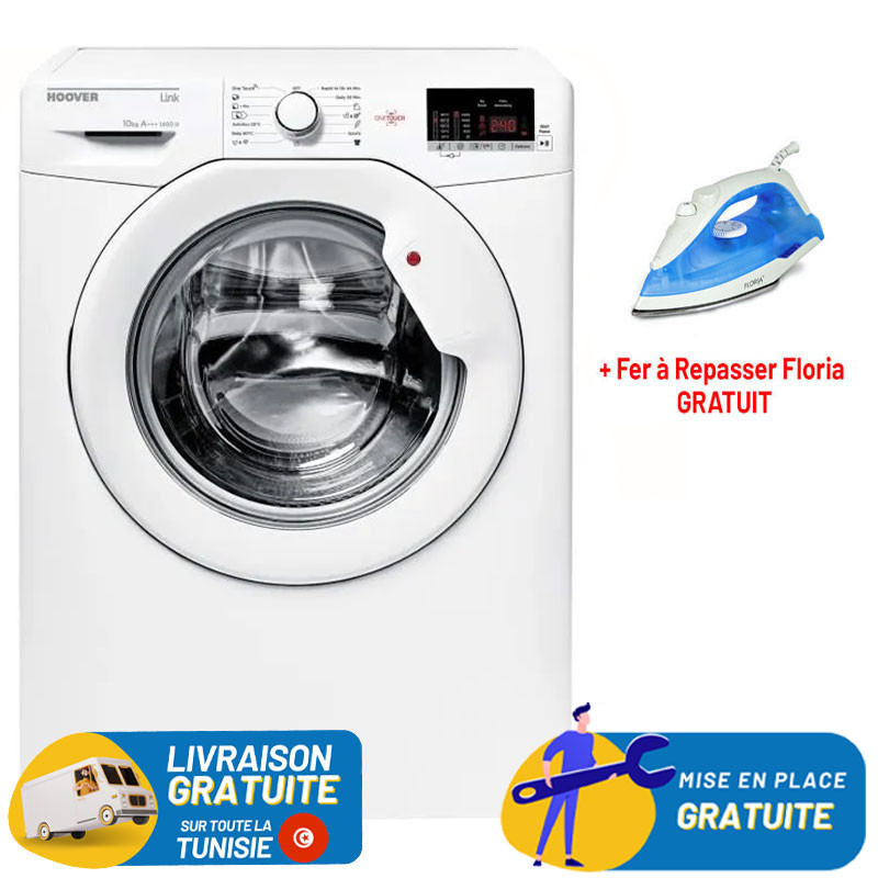 Hoover LINGE FRONTAL HOOVER 7KG + Fer À Repasser Floria