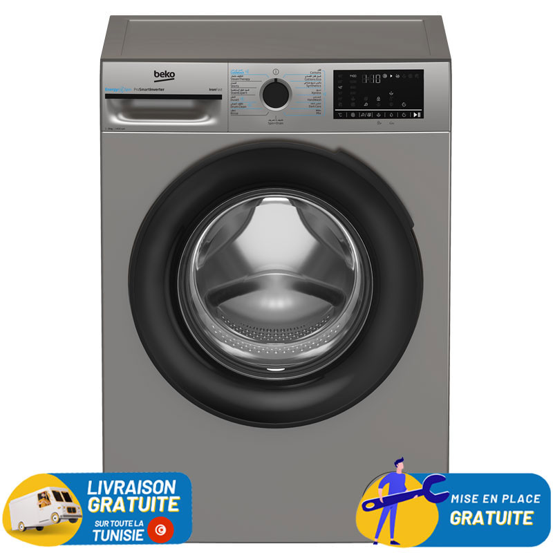 Beko LAVE LINGE 9KG 1400trs Min A+++ INVERTER GAR 3 ANS