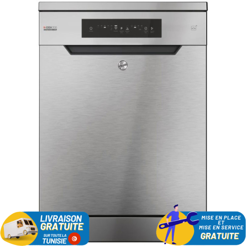 HOOVER 13 Couverts INVERTER INOX HF3E9L0X2-17