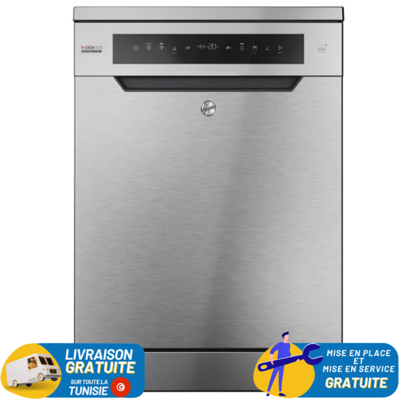 HOOVER INVERTER 16 Couverts INOX HF6C7F0X-17