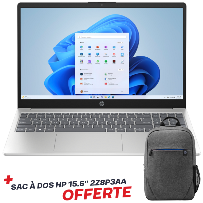 HP 15-Fc0092nk Ryzen 5 7520U SSD Windows 11